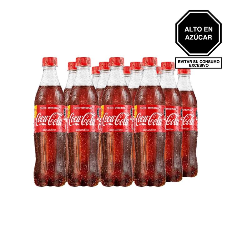 CocaCola 600ML Paq. x12u.