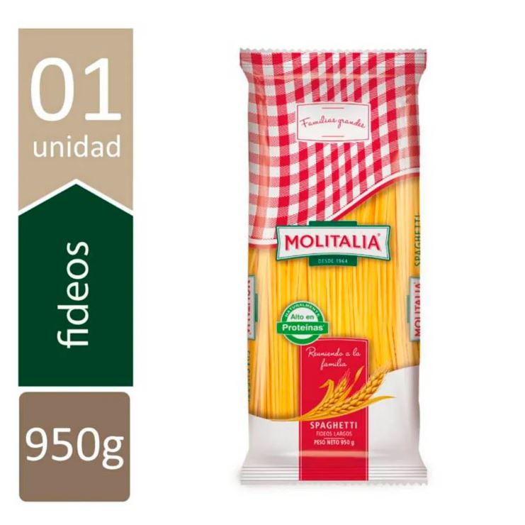 Fideo Spaghetti Bolsa 950gr